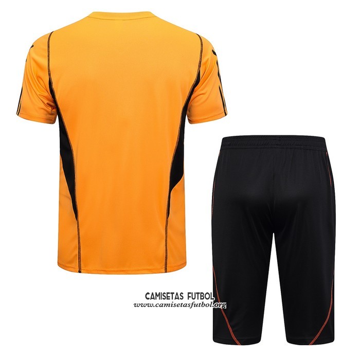 Chandal del SC Internacional Manga Corta 2023/2024 Naranja - Pantalon Corto